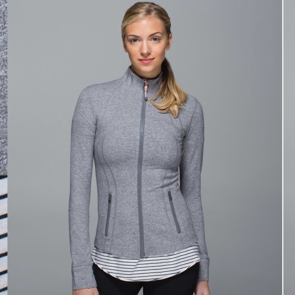Lululemon Athletica Heathered Slate Define Jacket